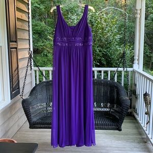 Long Purple Dress